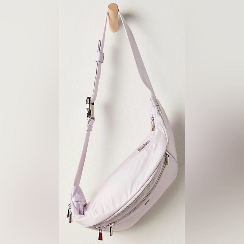 Free people x caraa sling bag violet NWT